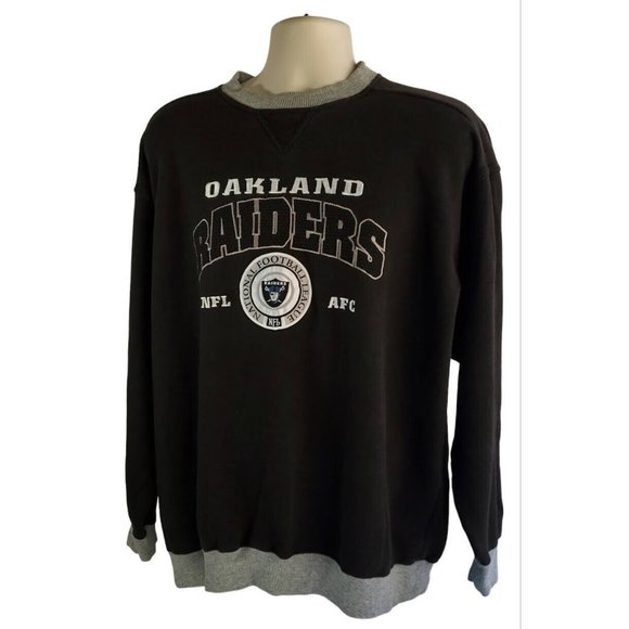 Lee Other - Lee Sport XL NFL Oakland Raiders Crewneck Black Sweatshirt AFC Vintage 1990's